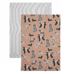 Load image into Gallery viewer, Set of two Tea Towels - Dogology
