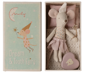 Tooth Fairy Mouse in Matchbox - Big Sister