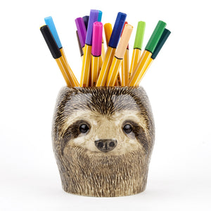 Ceramic Sloth Pen Pot