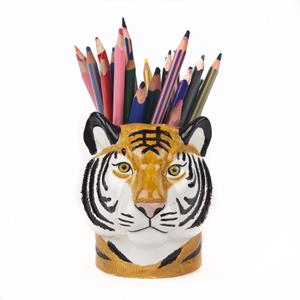 Ceramic Tiger Pen Pot